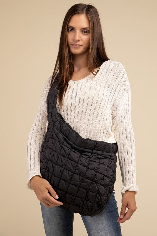 Puff Quilted Crossbody Shoulder Bag ZENANA