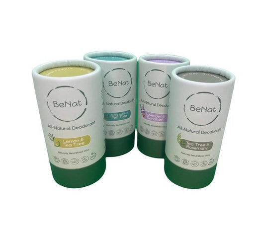 BeNat All Natural, Plastic-Free Deodorants. 3oz. - Rosa Apparel