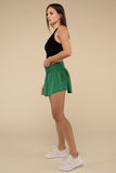 Zenana Wide Band Tennis Skirt with Zippered Back Pocket ZENANA