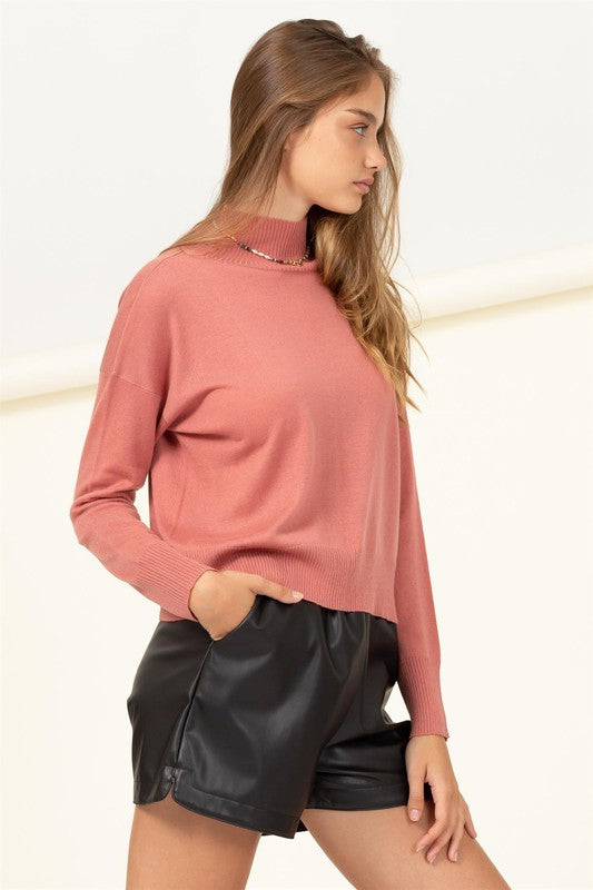 Warm Personality High-Neckline Sweater HYFVE