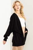 True Story Open Front Cardigan Sweater HYFVE