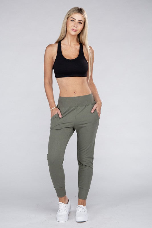 Comfy Stretch Lounge Sweat Pants Ambiance Apparel