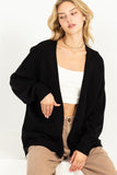 True Story Open Front Cardigan Sweater HYFVE