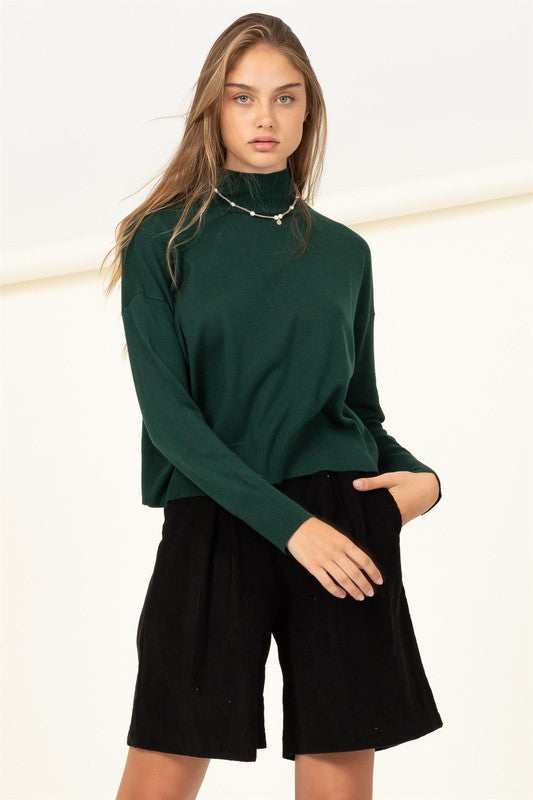 Warm Personality High-Neckline Sweater HYFVE