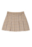 Plaid pleated mini skirt Lilou