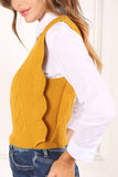 Ruffle sweater vest Lilou