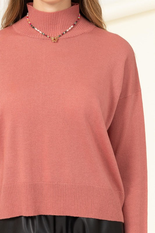 Warm Personality High-Neckline Sweater HYFVE