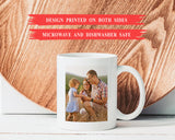 Custom Coffee Mug with Photo, Personalized Picture Coffee Cup, Anniversary Mug Gift for Him / Her, Customizable Logo-Text Mug Rosa Apparel