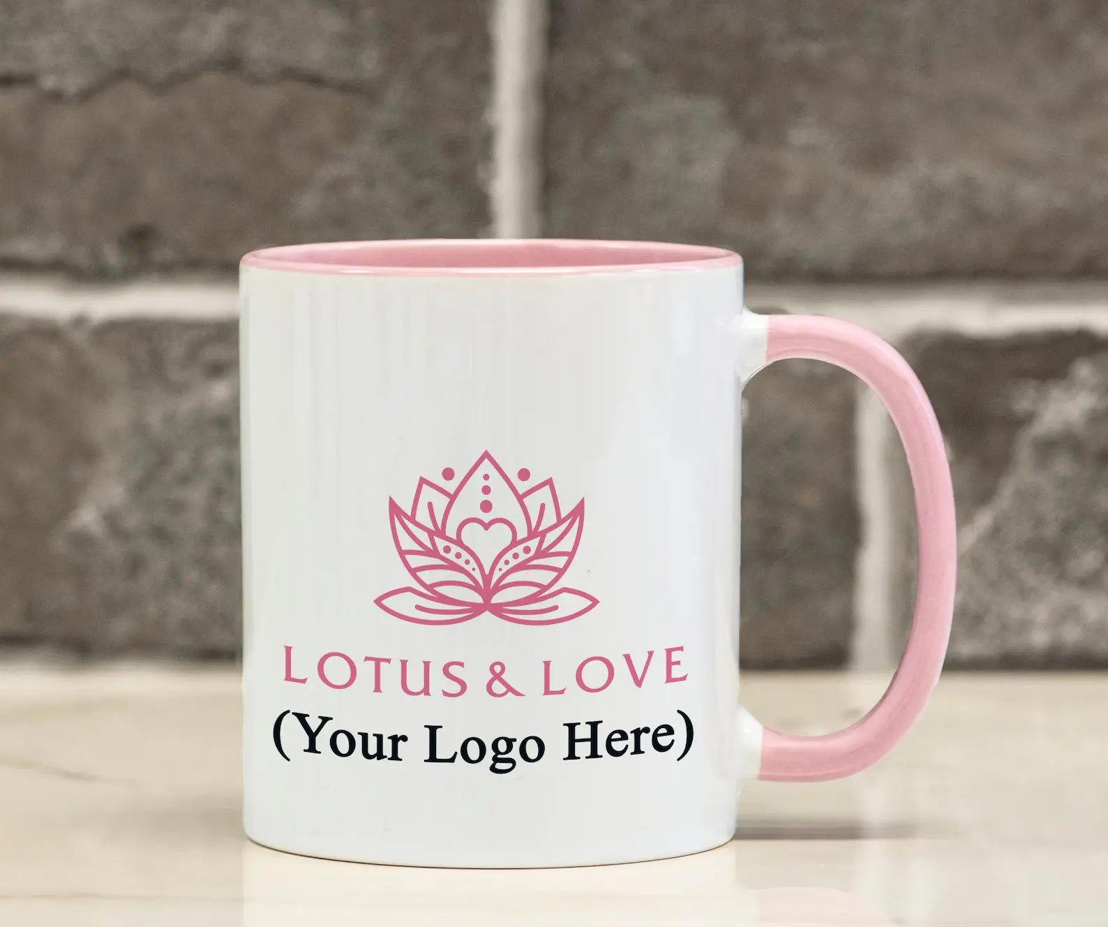 Custom Coffee Mug with Photo, Personalized Picture Coffee Cup, Anniversary Mug Gift for Him / Her, Customizable Logo-Text Mug Rosa Apparel