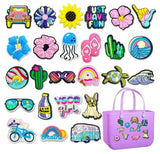 1Set Creative Resin Charms for Bogg Bags Rosa Apparel