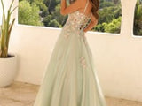 Juliet Applique Sleeveless A-line Gown JT2565U