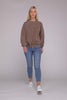 Zenana Acid Wash Fleece Oversized Round Neck Long Sleeves Pullover