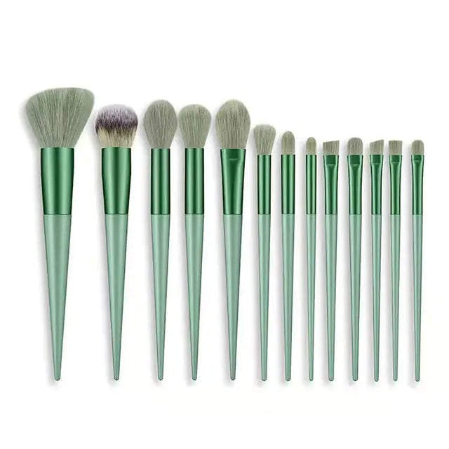 13Pcs Soft Fluffy Makeup Brushes Set - Rosa Apparel