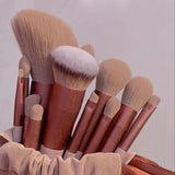 13 Pcs Soft Fluffy Makeup Brushes Set - Rosa Apparel