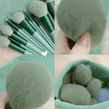 13 Pcs Soft Fluffy Makeup Brushes Set - Rosa Apparel