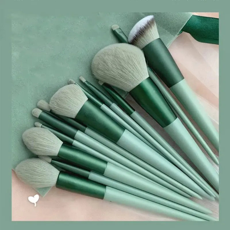 13 Pcs Soft Fluffy Makeup Brushes Set - Rosa Apparel