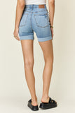 Judy Blue Full Size Tummy Control High Waist Denim Shorts - Rosa Apparel