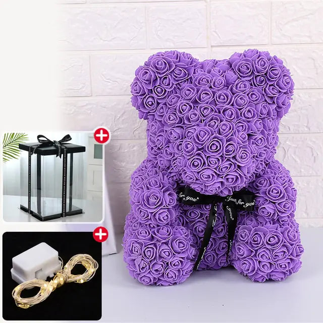 Wedding Decoration Rose artificial flower Bear - Rosa Apparel